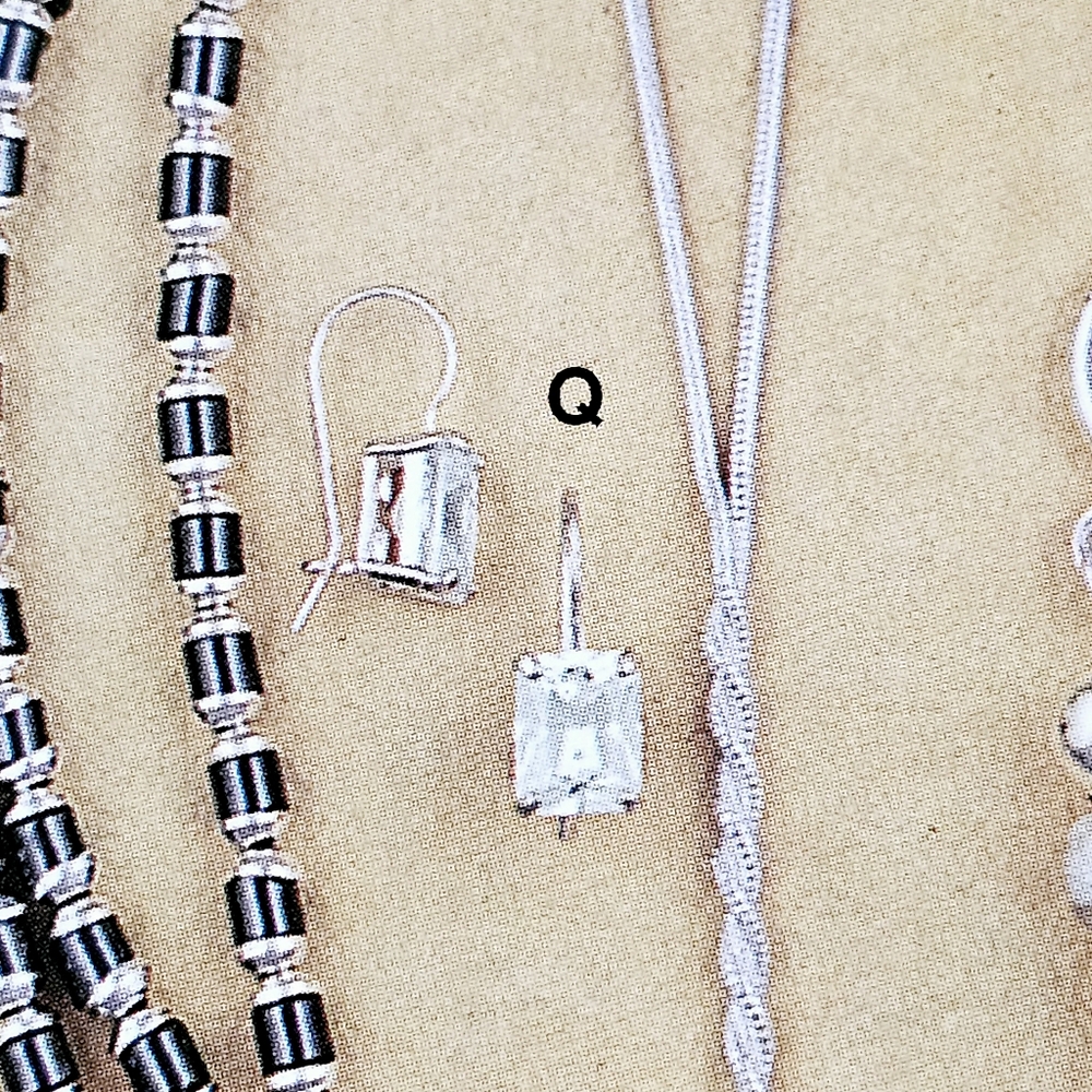 Silpada Sterling Silver Cz Rectangular Faceted Dr… - image 5